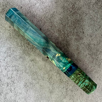 Custom Japanese Knife handle (wa handle) for 90-135 petty - ocean waves