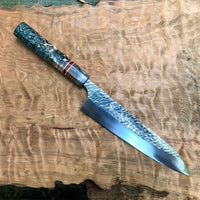 Custom Yu Kurosaki Raijin Gyuto 210 - Quilted Maple