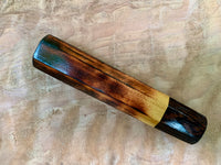 Custom Japanese Knife handle (wa handle) - Burnt Osage Orange