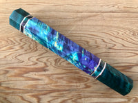 Custom Japanese Knife handle (wa handle) for 240mm - Dyed box elder and mango