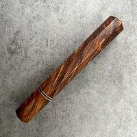 Custom Japanese Knife handle (wa handle) for 240mm - Figured cocobolo