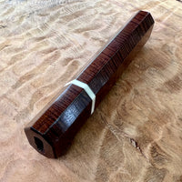 Custom Japanese Knife handle (wa handle) for 240mm - Ringed Western Myall