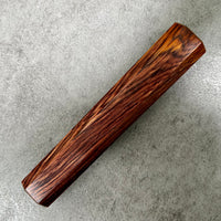 Custom Japanese Knife handle (wa handle) for 240mm - Dark Cocobolo
