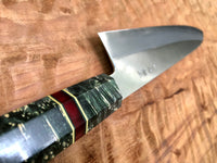 Custom Nakagawa Satoshi Ginsan 3 Gyuto 240mm - Box Elder Burl