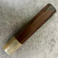 Hanoi Made Custom Japanese Knife handle (wa handle) for 165-180 : Rosewood and horn