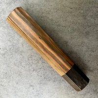 Custom Japanese Knife handle (wa handle) for 240mm - Mun Ebony and horn