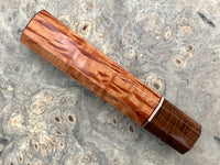 Custom Japanese Knife handle (wa handle) for 165-210mm : Australian buloke and ringed gidgee