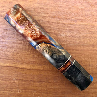 Custom Japanese Knife handle (wa handle) for 165-210mm : Buckeye burl Hybrid