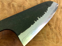 Yamamoto Asai AS KU Damascus Santoku 170mm - Iron clad : blade only
