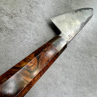 Custom Hunter Valley Blade hand rubbed San Mai 1095 Gyuto 210 mm - Desert ironwood burl
