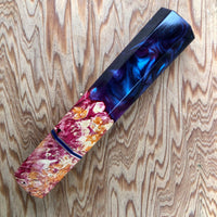 Custom Japanese Knife handle (wa handle) for 210mm - box elder burl hybrid