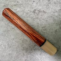 Custom Japanese Knife handle (wa handle) for 165-210mm - Cocobolo and horn