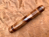 Custom Japanese Knife Handle - Curly redwood