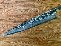 Takashi Saji R2/SG2 Damascus 240 Sujihiki- blade only