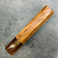 Custom Japanese Knife handle (wa handle) - Olive and Tasmanian Blackwood