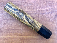 Custom Japanese Knife handle (wa handle) for 165-210mm : Bocote and Horn