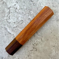 Custom Japanese Knife handle (wa handle) for 165-210mm : Pau Rosa and Honduran Rosewood