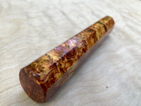 Custom Japanese Knife Handle (Wa Handle) - Dyed Canadian Yellow Cedar