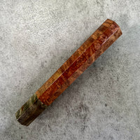 Custom Japanese Knife handle (wa handle) for 165-210 mm - Sequoia burl and buckeye