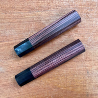 Custom Japanese Knife handle (wa handle) for 165-240mm - Kingwood and horn