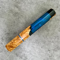 Custom Japanese Knife handle (wa handle) for 165-210 mm - Translucent hybrid