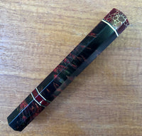 Custom Japanese Knife handle (wa handle) for 240mm - Karelian birch and stone