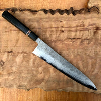 Custom Hatsukokoro Inazuma Ao Super Gyuto 270 mm - Ebony and Buffalo horn