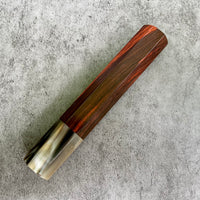 Hanoi Made Custom Japanese Knife handle (wa handle) for 240 : Rosewood and horn