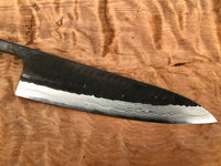 Yamamoto Asai Aogami Super Kurouchi Tsuchime Ironclad 210 Gyuto - blade only