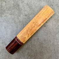 Custom Japanese Knife handle (wa handle) for 240mm - Mango and cocobolo