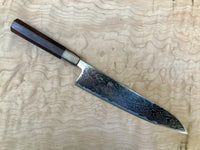 Custom Tsunehisa Nami AUS10 Damascus Gyuto 240 mm - Rosewood and horn