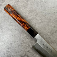 Custom Kagekiyo Yoshikazu Tanaka B1 Damascus 240 Gyuto - Desert Ironwood and horn