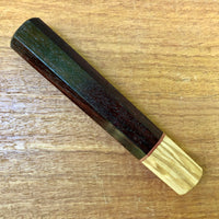 Custom Japanese Knife handle (wa handle) - Rosewood and olive