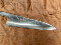 Takeshi Saji Rainbow Ao 2 Damascus 180 mm Gyuto - blade only
