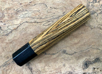 Custom Japanese Knife handle (wa handle) for 165-210mm - Bocote and horn