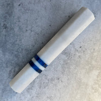 Custom Japanese Knife handle (wa handle) for 165-210mm : White pearl and infrared double stripe