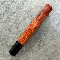 Custom Japanese Knife handle (wa handle) for 165-210mm - Siamese rosewood and horn