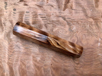 Custom Japanese Knife Handle - Curly redwood