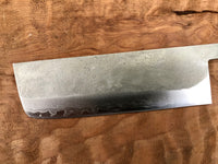 Masutani Hand Forged VG1 Nishiiji Damascus Nakiri 180mm - Blade only