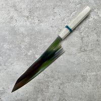 Custom Yu Kurosaki Gekko HAP40 Gyuto 210mm - White pearl and turquoise