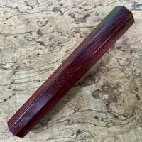 Custom Japanese Knife handle (wa handle) for 165-210mm - Dyed spalted sycamore