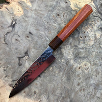 Custom Kurosaki Senko (SG2/R2) 120mm petty/utility- Pau Rosa and Wenge