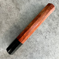 Custom Japanese Knife handle (wa handle) for 165-210mm - Siamese rosewood and horn