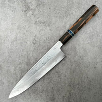 Custom Kagekiyo Yoshikazu Tanaka B1 Damascus 240 Gyuto - Figured Mun Ebony