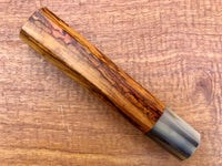 Custom Japanese Knife handle (wa handle) for 240mm - Siamese Rosewood and blonde horn