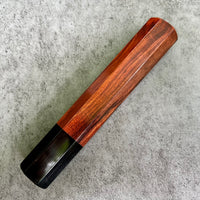 Hanoi Made Custom Japanese Knife handle (wa handle) for 240 : Rosewood and horn