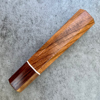 Custom Japanese Knife handle (wa handle) for 165-180mm knife: Yucatán Rosewood