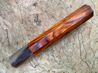 Custom Japanese Knife handle (wa handle) - Cocobolo and horn