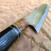 Custom Gihei ZPD189 Gyuto 210mm - Bog Oak and Tasmanian Blackwood