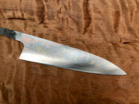 Takeshi Saji Rainbow Ao 2 Damascus 210 Gyuto - blade only